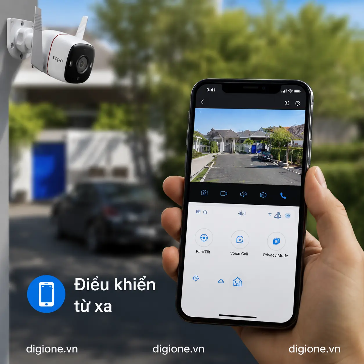 Camera TP-LINK TAPO TC65 Wi-Fi 3MP Ngoài Trời IP66