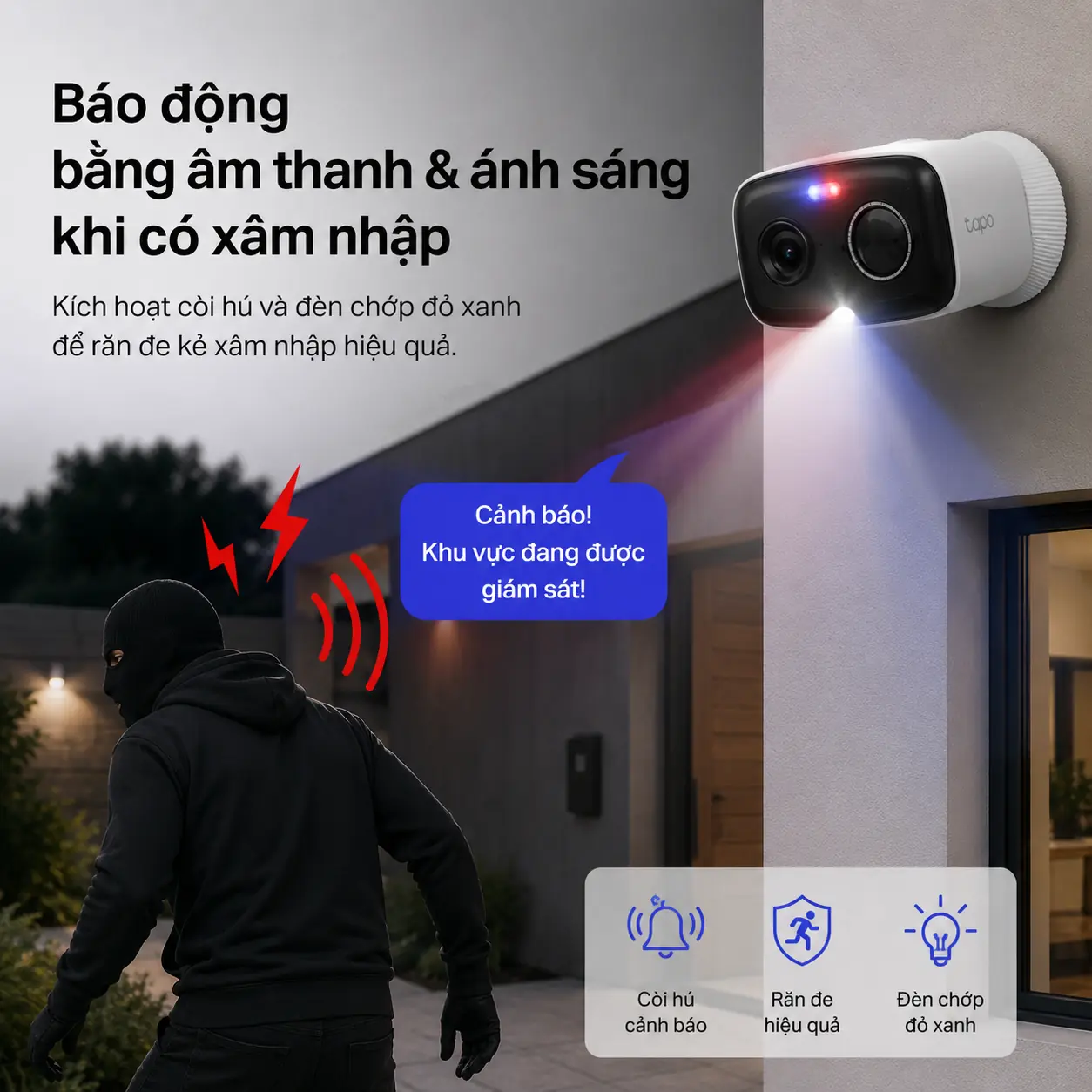 Camera TP-LINK TAPO C400 1080P Pin Sạc Không Dây IP65