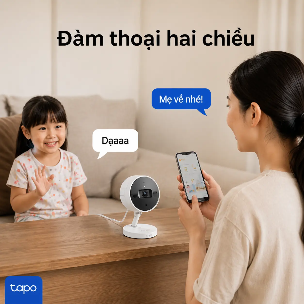 Camera TP-LINK TAPO C125 AI Wi-Fi 2K QHD HomeKit Trong Nhà