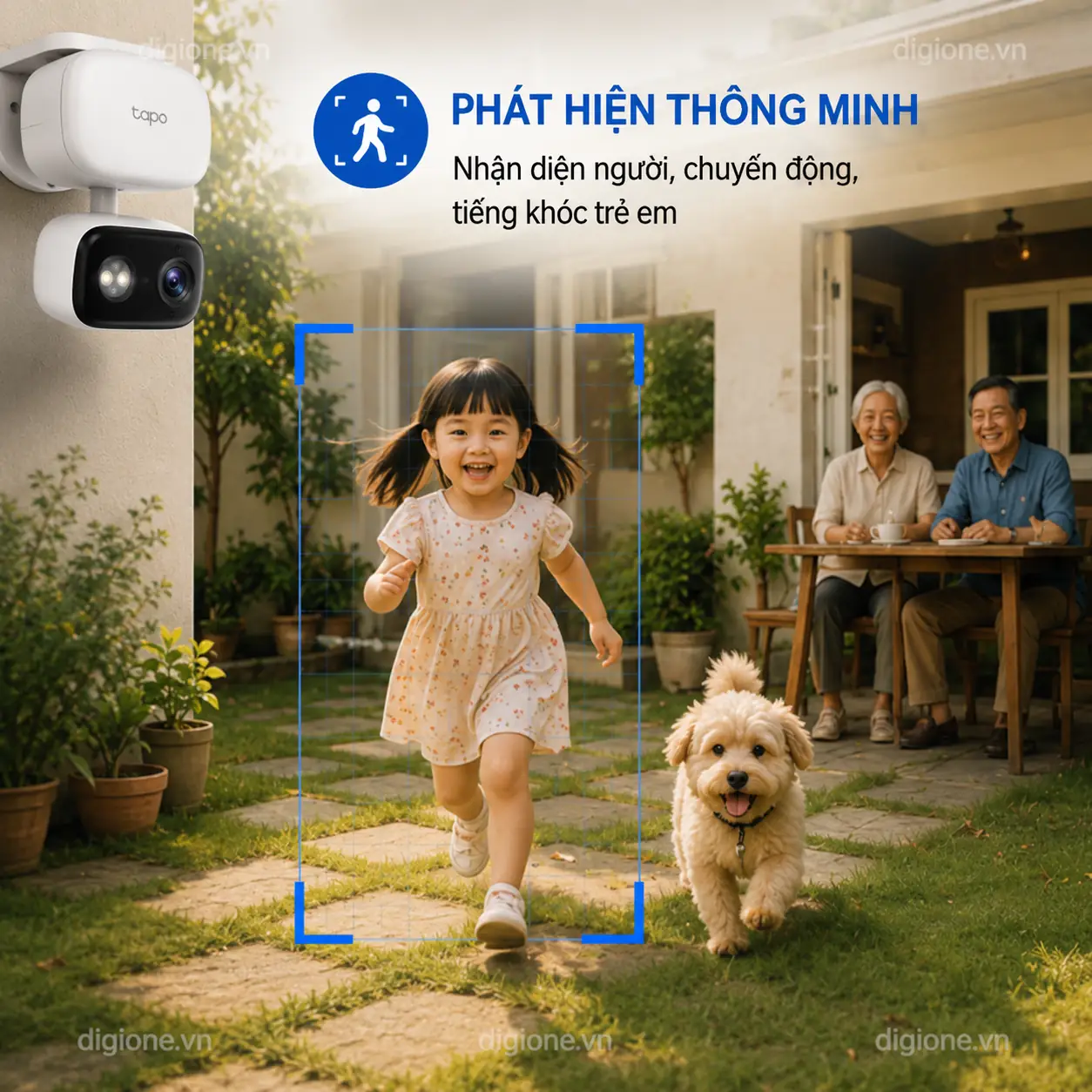 Camera TP-LINK TAPO C206 Wi-Fi 1080P Xoay Trong/Ngoài Nhà