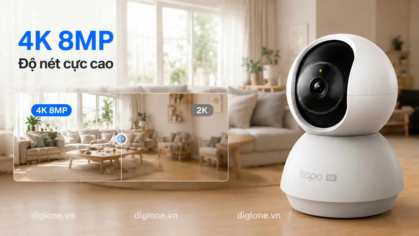 Camera Tapo C250 4K 8MP độ n&eacute;t cực cao h&igrave;nh ảnh sắc n&eacute;t chi tiết