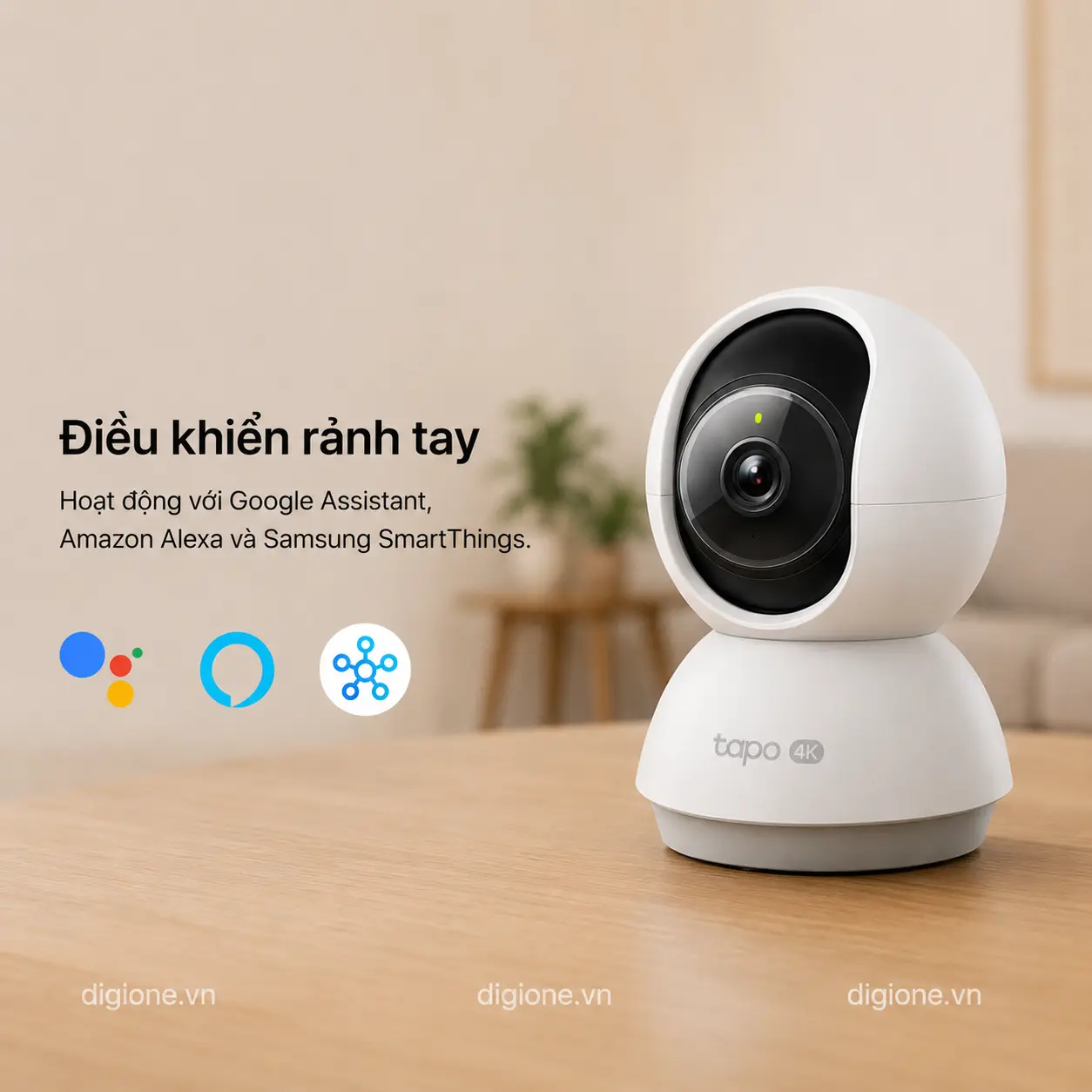 Camera TP-LINK TAPO C250 4K 8MP AI Pan/Tilt Trong Nhà