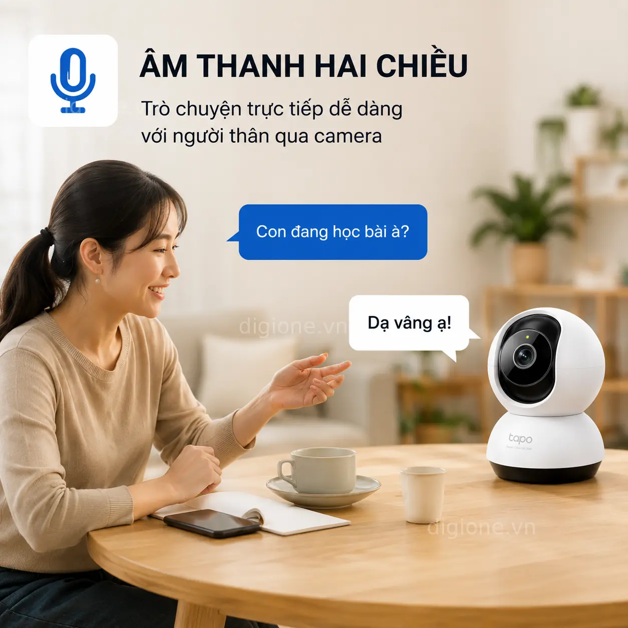 Camera TP-LINK TAPO TC74 AI Wi-Fi 3K Xoay 360° Trong Nhà