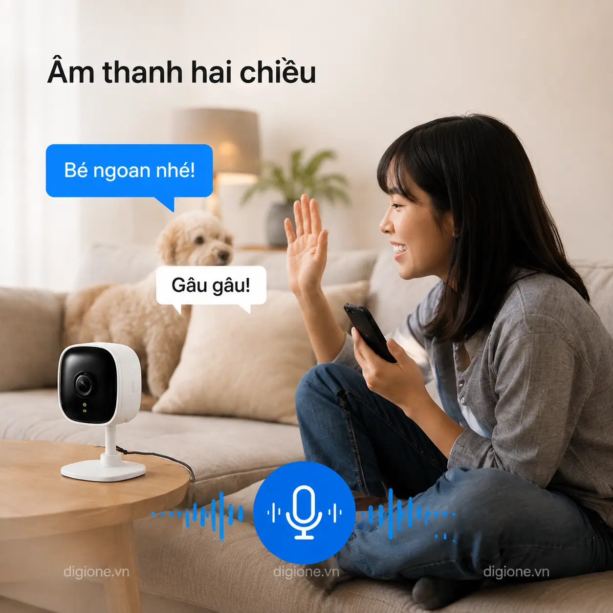 Camera TP-LINK TAPO C110 Wi-Fi 3MP Cố Định Trong Nhà
