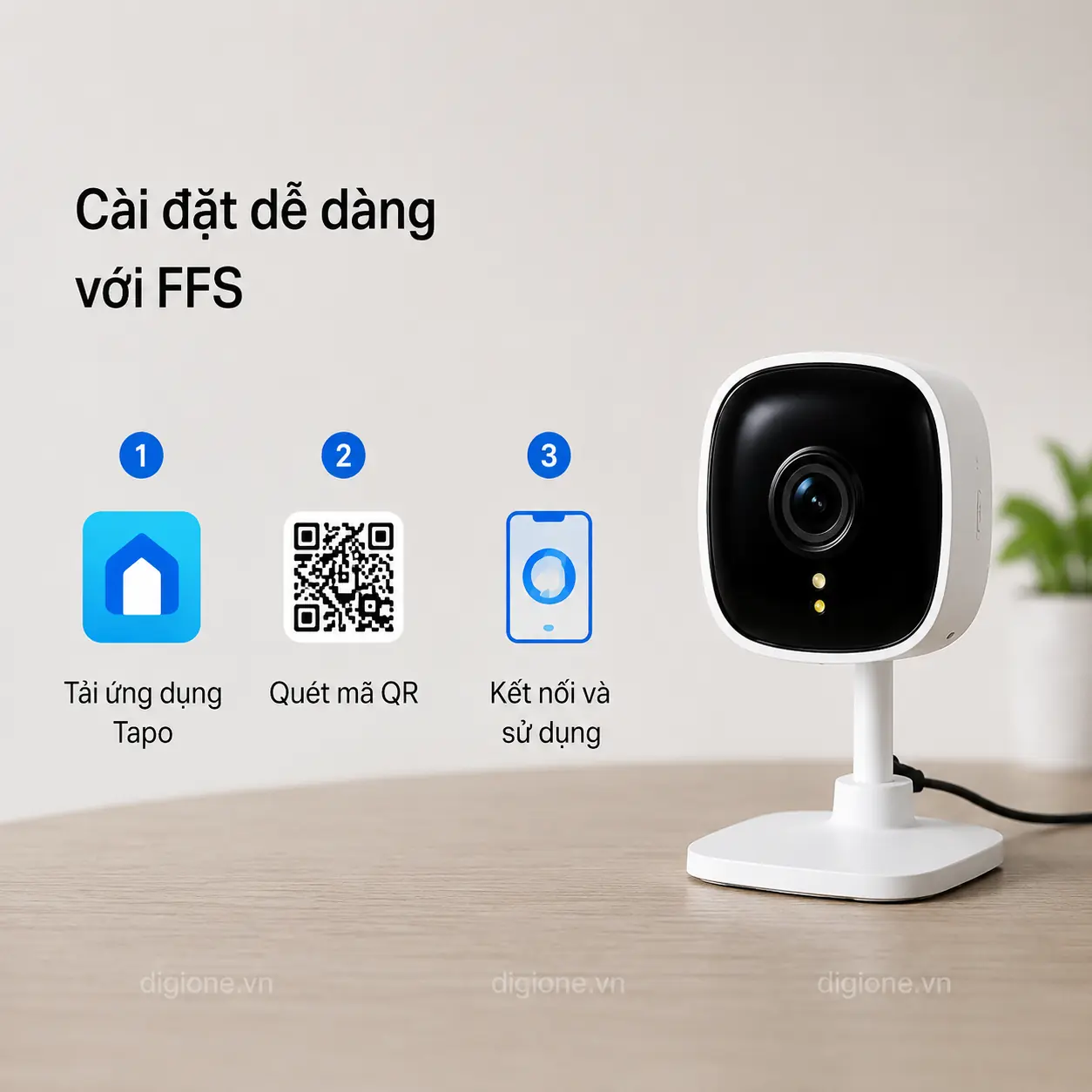 Camera TP-LINK TAPO C110 Wi-Fi 3MP Cố Định Trong Nhà