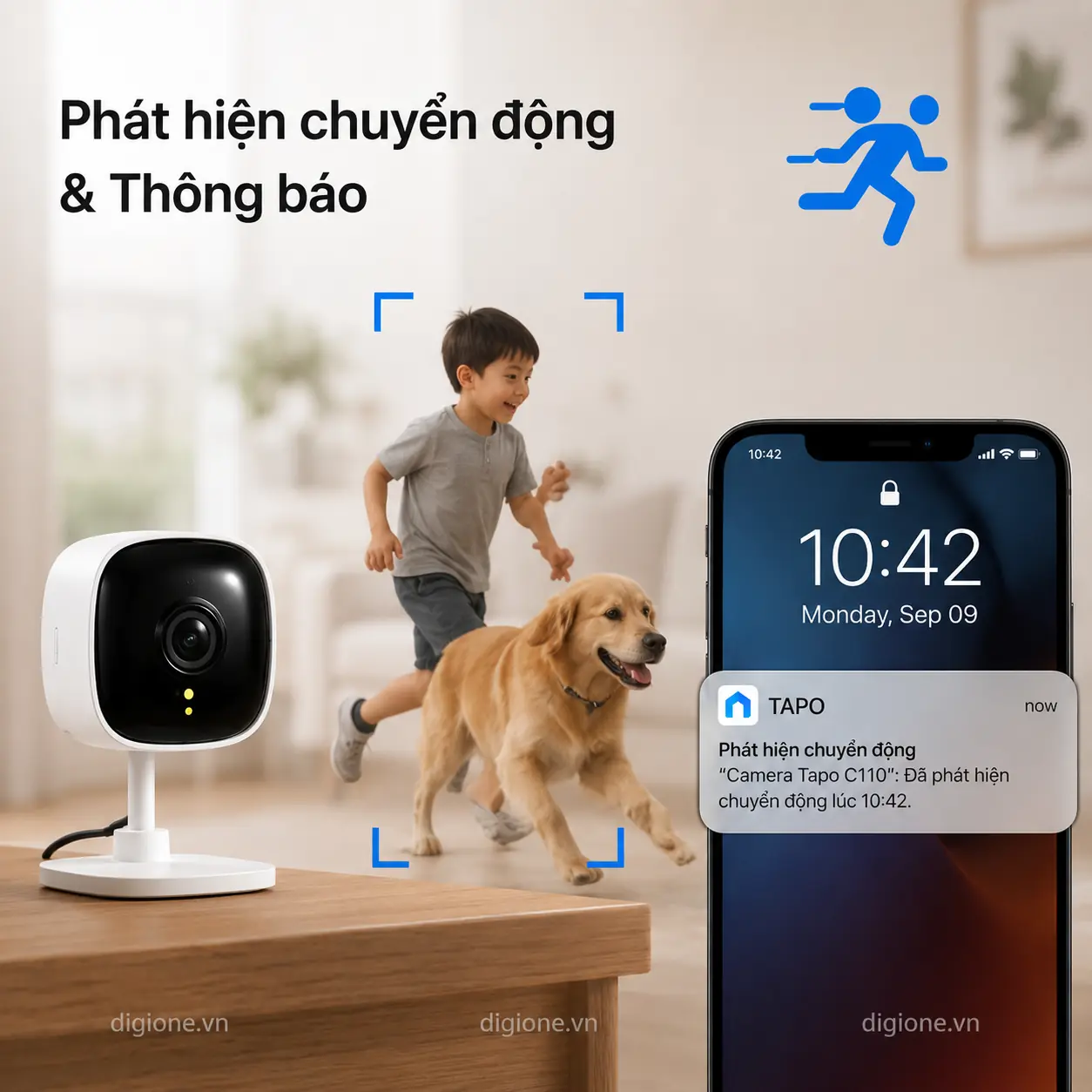 Camera TP-LINK TAPO C110 Wi-Fi 3MP Cố Định Trong Nhà