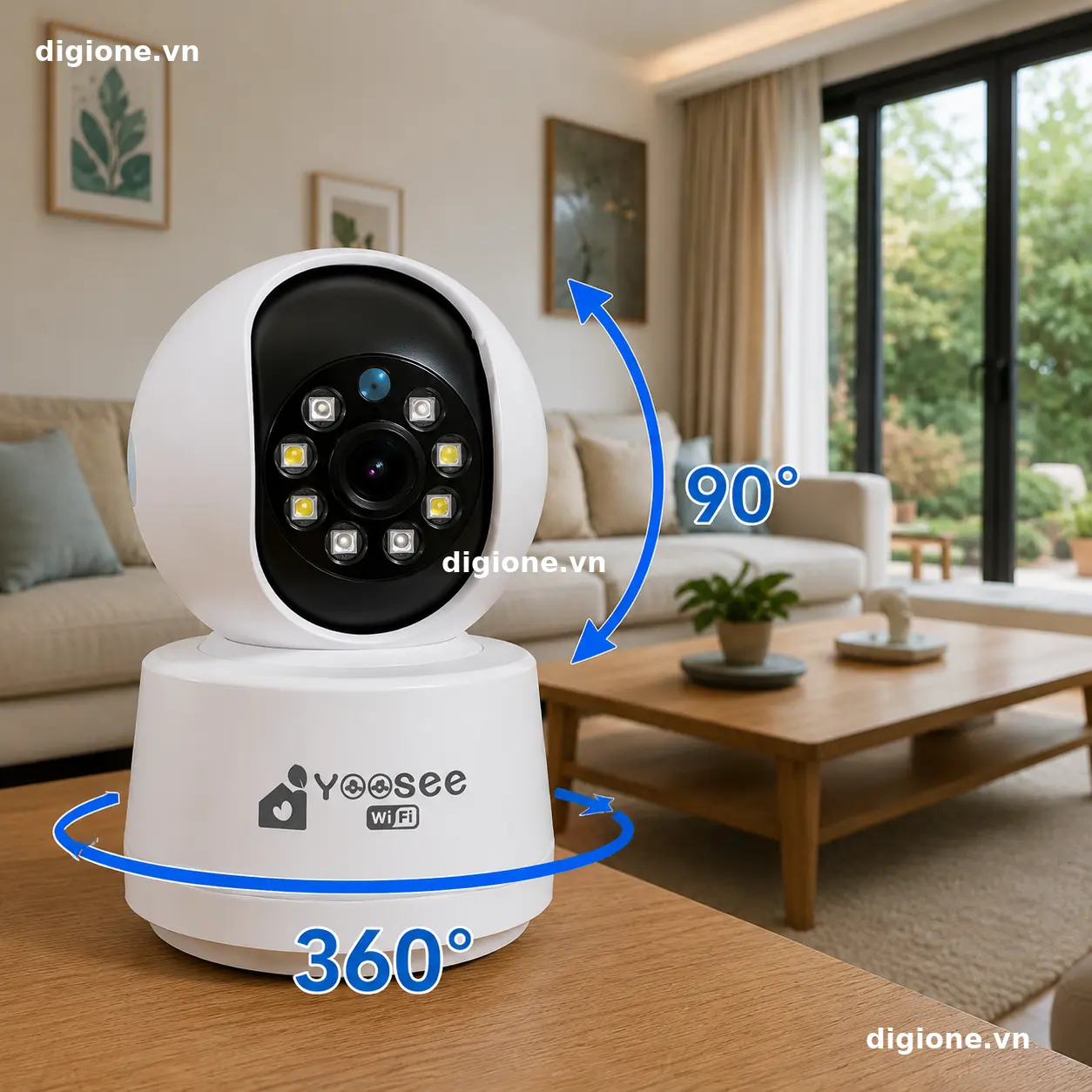 Camera YOOSEE Trong Nhà HK216S Full HD 2MP - Đàm thoại 2 chiều