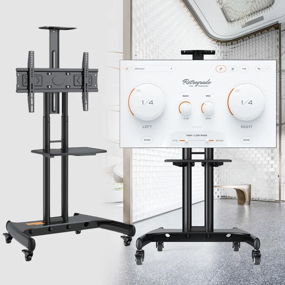 Giá Treo Tivi Di Động Nhập Khẩu Ava1500 32-75 inch Có Khay Đựng Camera