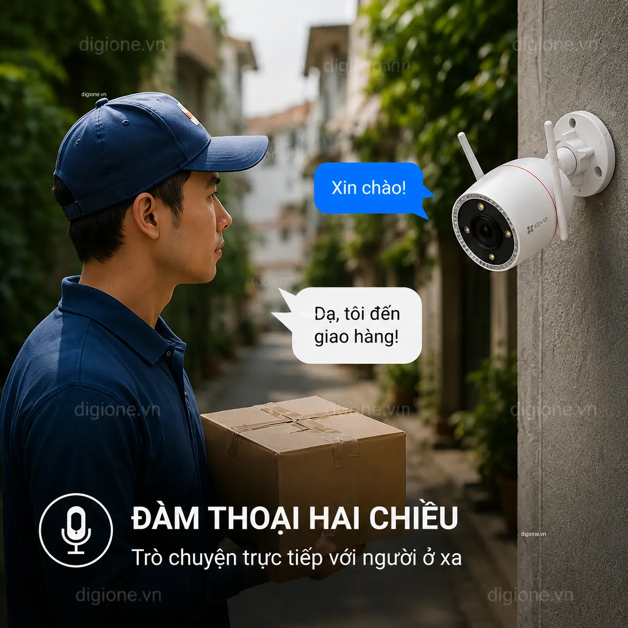 Camera EZVIZ H3C 3K 5MP - Có Màu Ban Đêm