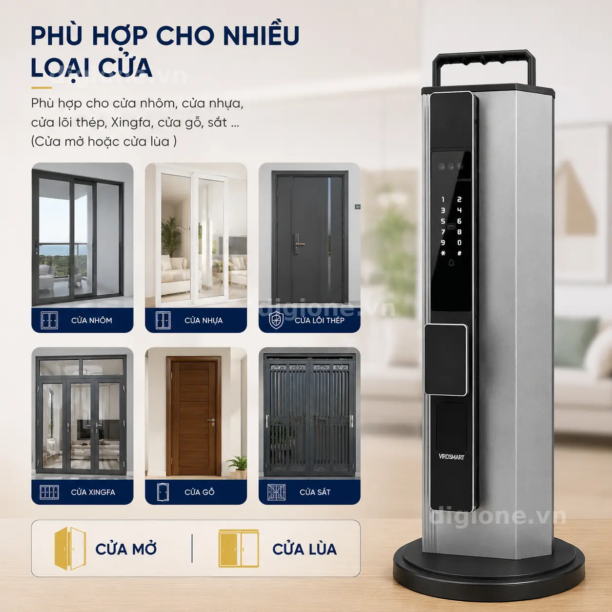Khoá Cửa Thông Minh Viro VR-Z10F