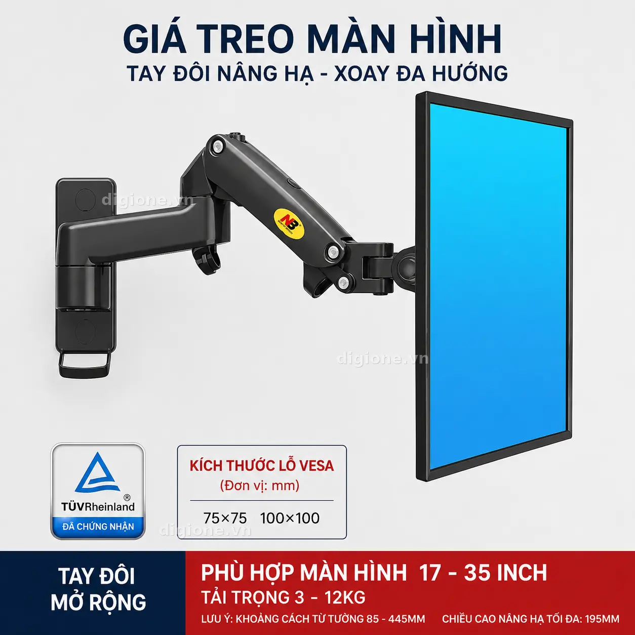 Giá Treo Màn Hình Máy Tính NB-F150 17 - 35 inch