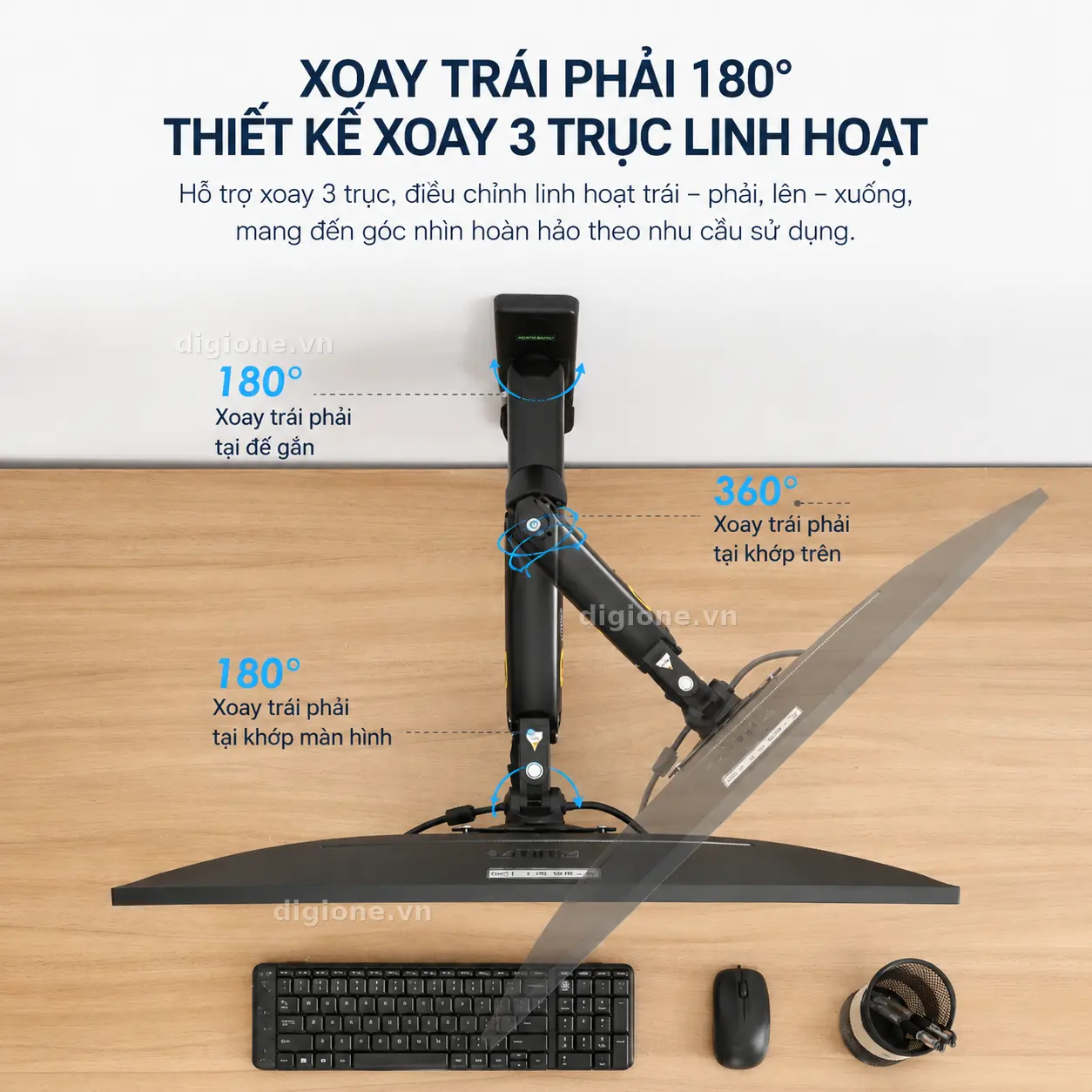 Giá Treo Màn Hình Máy Tính NB-F150 17 - 35 inch