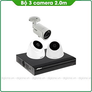 Bộ 3 Mắt Camera DAHUA 2.0mp