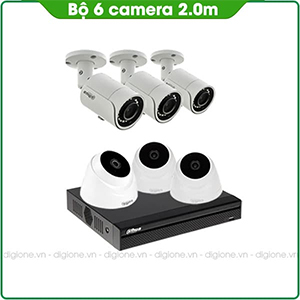 Bộ 6 Mắt Camera DAHUA 2.0mp
