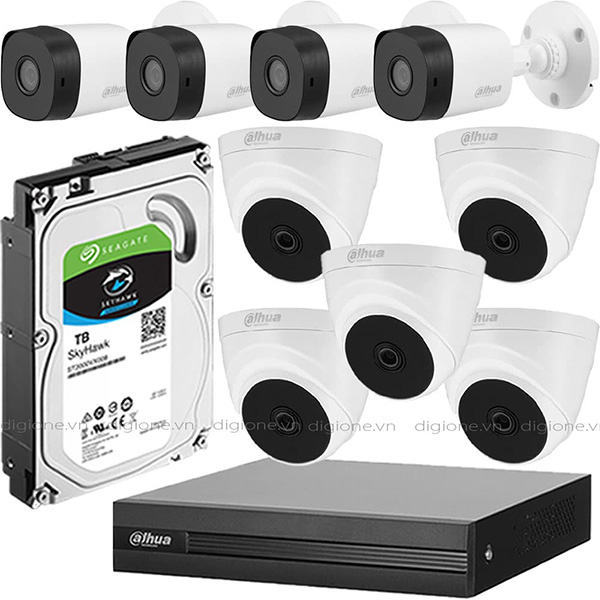 Bộ 9 Mắt Camera DAHUA 2.0mp