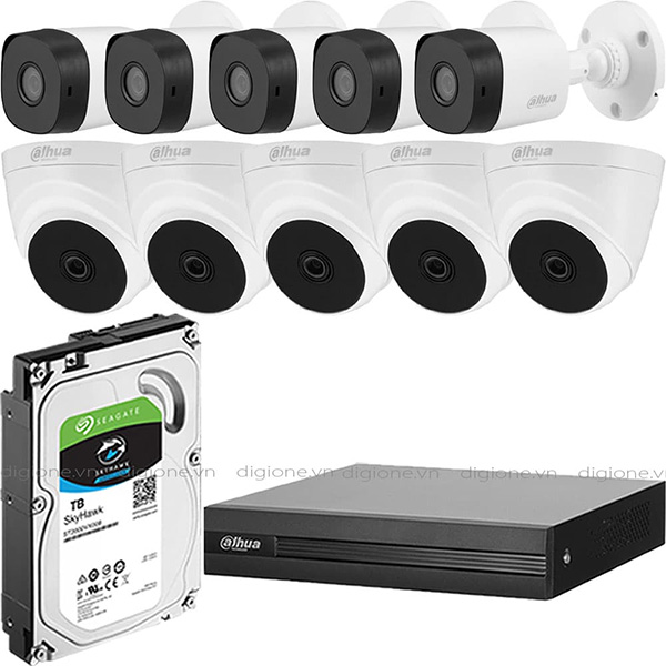 Bộ 10 Mắt Camera DAHUA 2.0mp