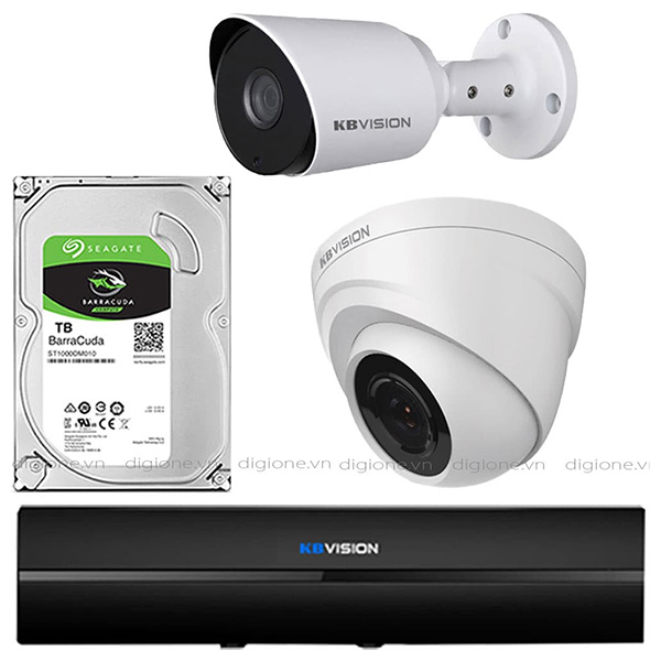 Bộ 2 Mắt Camera KBVISION 2.0mp