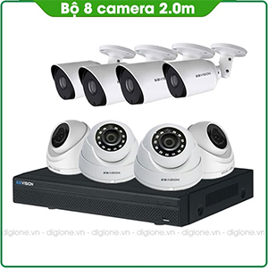 Bộ 8 Mắt Camera KBVISION 2.0mp