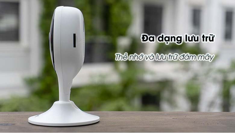 Camera H21W hỗ trợ lưu trữ với thẻ nhớ dung lượng lớn