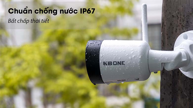 Camera KN-2001WN bất chấp thời tiết