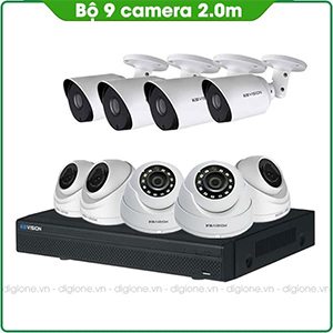 Bộ 9 Mắt Camera KBVISION 2.0mp
