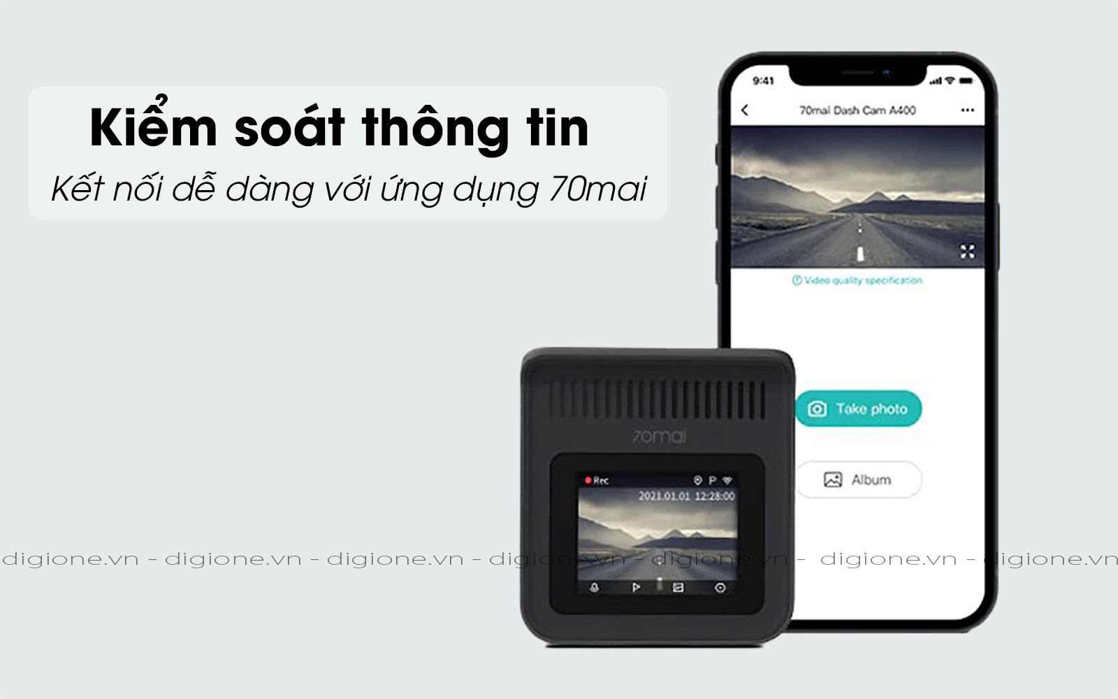 70mai-a400 Kết nối