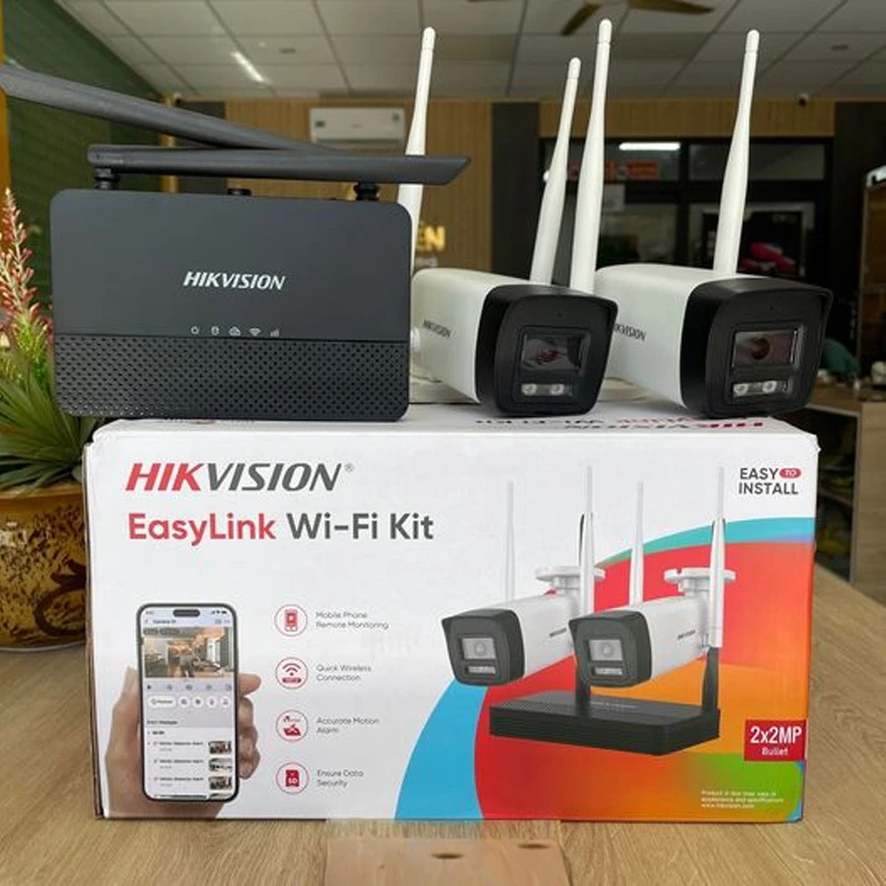 Bộ Kít Camera Wifi Hikvision DS-J142I(STD)/NKS422W0H 2MP