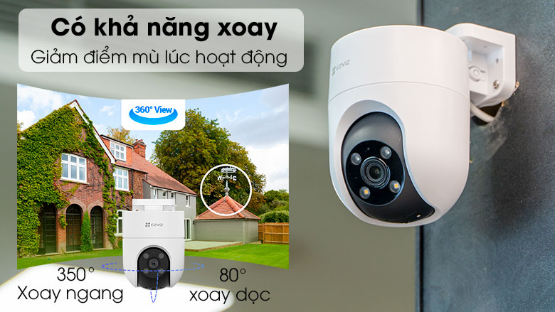 ezviz-h8c-4mp xoay