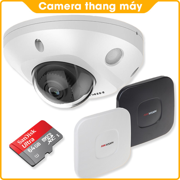 Combo Camera Thang Máy Hikvision 2.0MP Cao Cấp- Có Âm Thanh