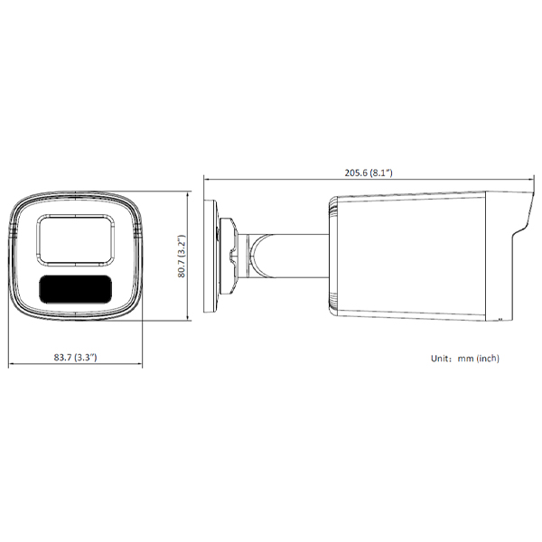 Camera IP Hikvision DS-2CD1T47G2-LUF 4mp