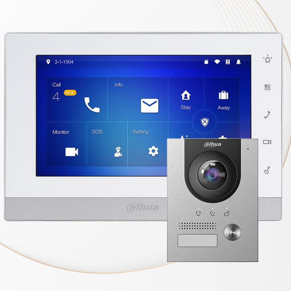 Bộ Chuông Cửa Có Hình Dahua DHI-VTO2202F-P-S2/DHI-VTH1550CH-S2