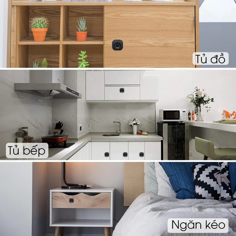 Khóa Tủ Vân Tay Ngăn Kéo DIT01 - Mới nhất 2024