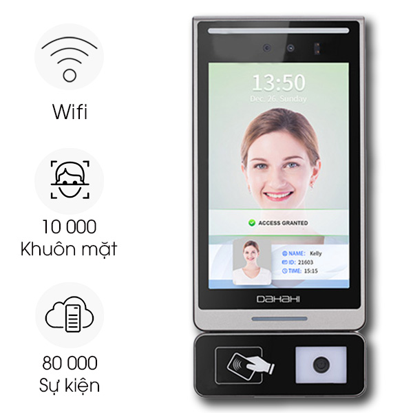 Máy Chấm Công Nhận Diện Khuôn Mặt Dahahi DAH-1036