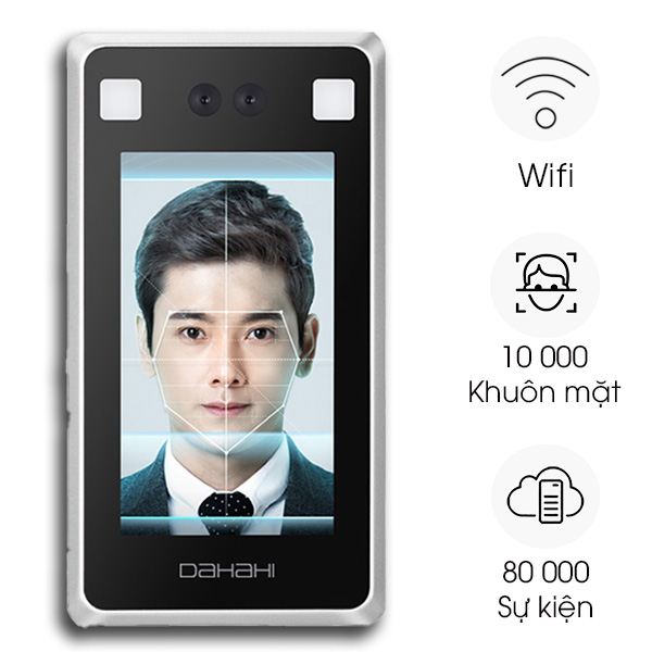 Máy Chấm Công Nhận Diện Khuôn Mặt Dahahi DAH-1002