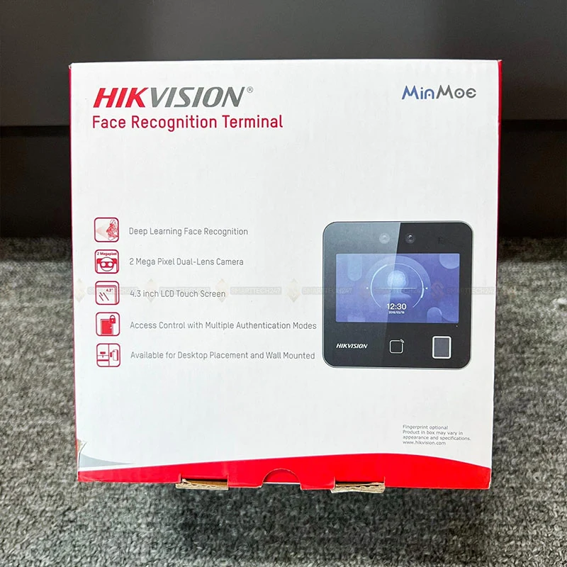 Máy Chấm Công Khuôn Mặt Hikvision SH-K1T9343MFWX - Kết Nối Wifi