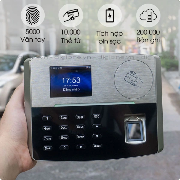 Máy chấm công vân tay - thẻ cảm ứng Ronald Jack S800