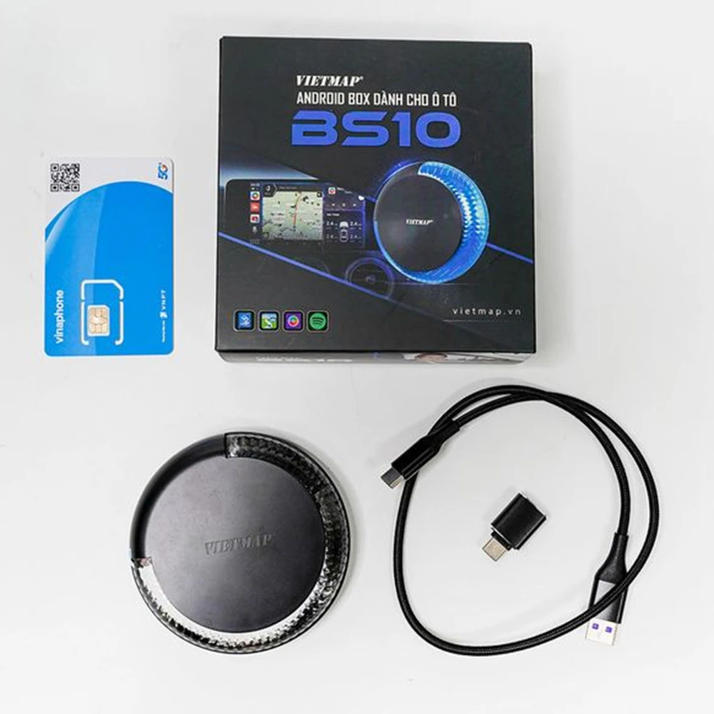 Android Box Ô Tô Vietmap BS10 Ram 4GB/64GB Chính Hãng