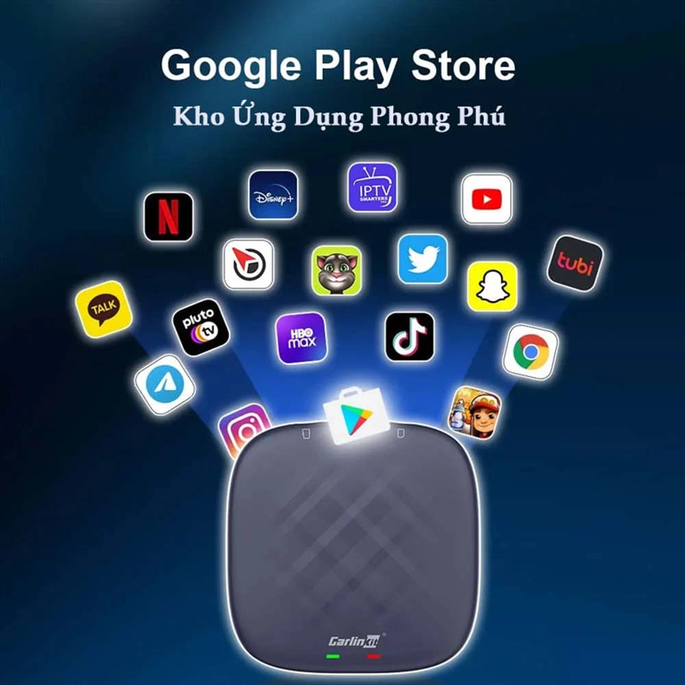 Android Box Carlinkit Tbox Plus QCM6125 Ram 8GB/128GB Chính Hãng