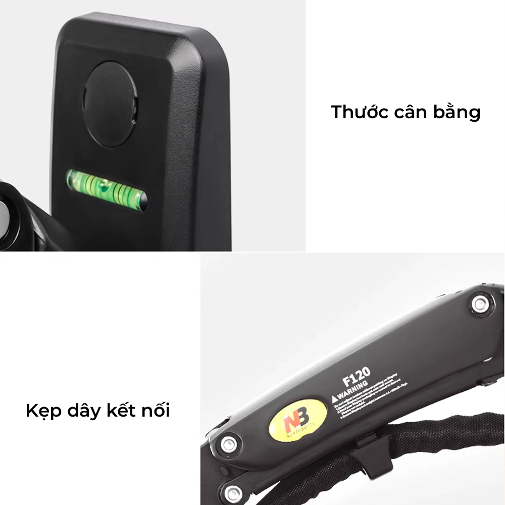 Giá Treo Màn Hình Xoay Đa Hướng NB-F120 (17"- 29")