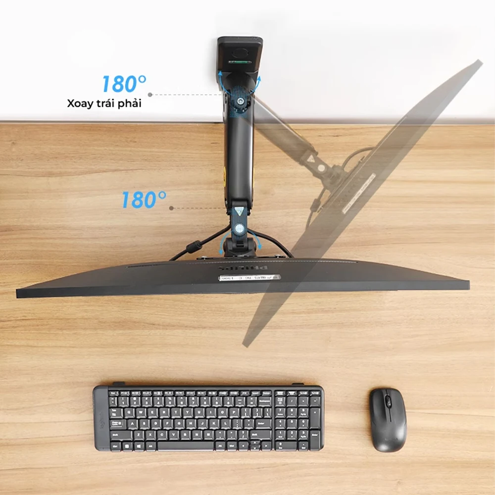 Giá Treo Màn Hình Xoay Đa Hướng NB-F120 (17"- 29")