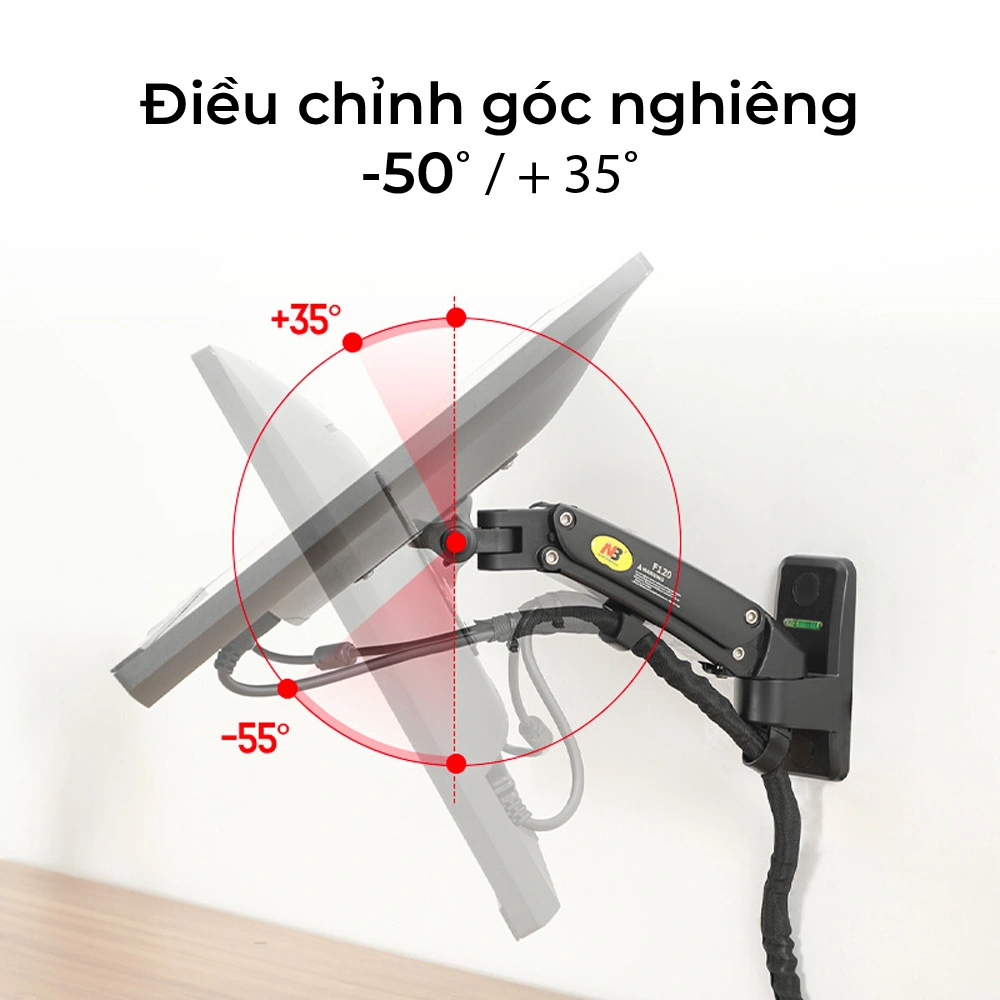 Giá Treo Màn Hình Xoay Đa Hướng NB-F120 (17"- 29")