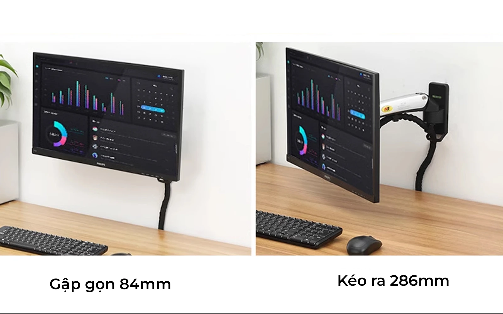 gia-treo-man-hinh-xoay-da-huong-nb-f120-gap-gon