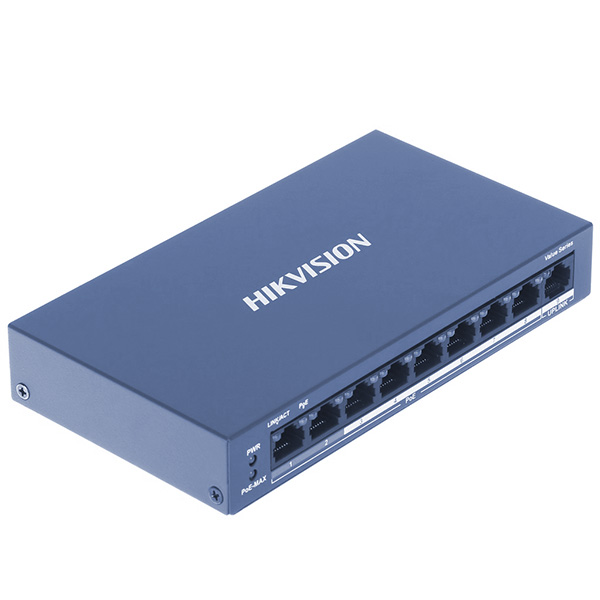 Bộ Chia Mạng PoE Hikvision DS-3E0109P-E(C) 9 Cổng