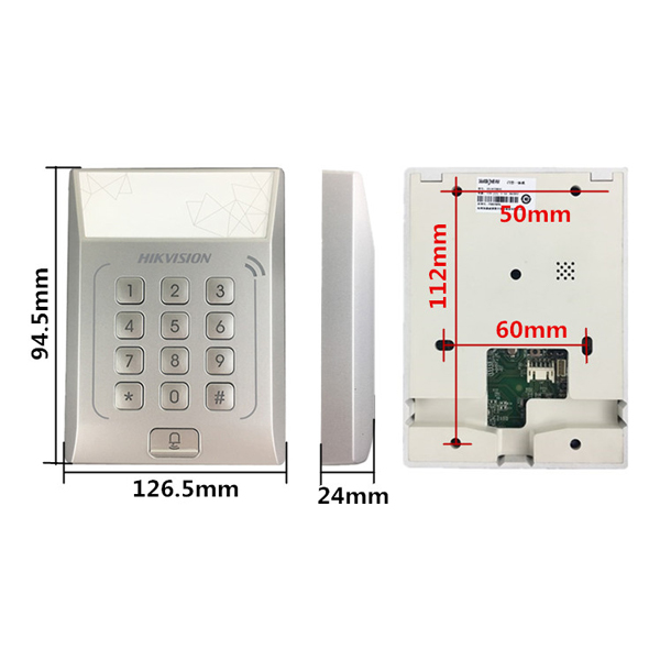 Đầu Đọc Thẻ EM Hikvision DS-K1T802M