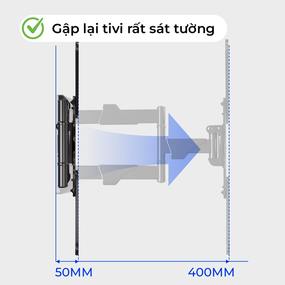Giá Treo Tivi Xoay Nhập Khẩu NB-P4 32" - 55" Hàng Nhập Khẩu