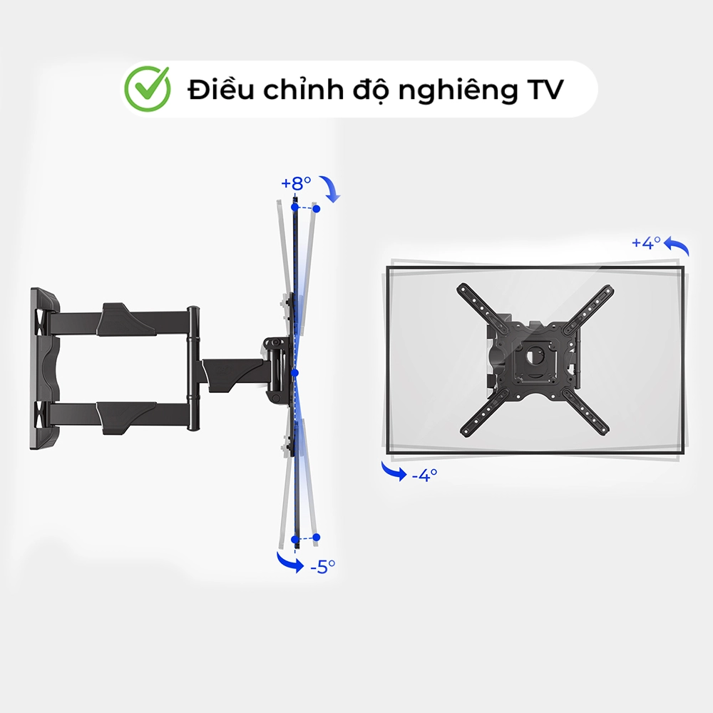 Giá Treo Tivi Xoay Nhập Khẩu NB-P4 32" - 55" Hàng Nhập Khẩu