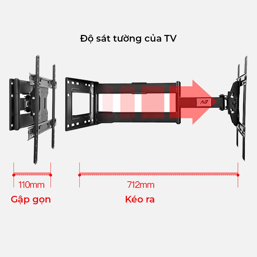 Giá Treo Tivi Xoay NB SP2 40" - 85" (nhập khẩu)
