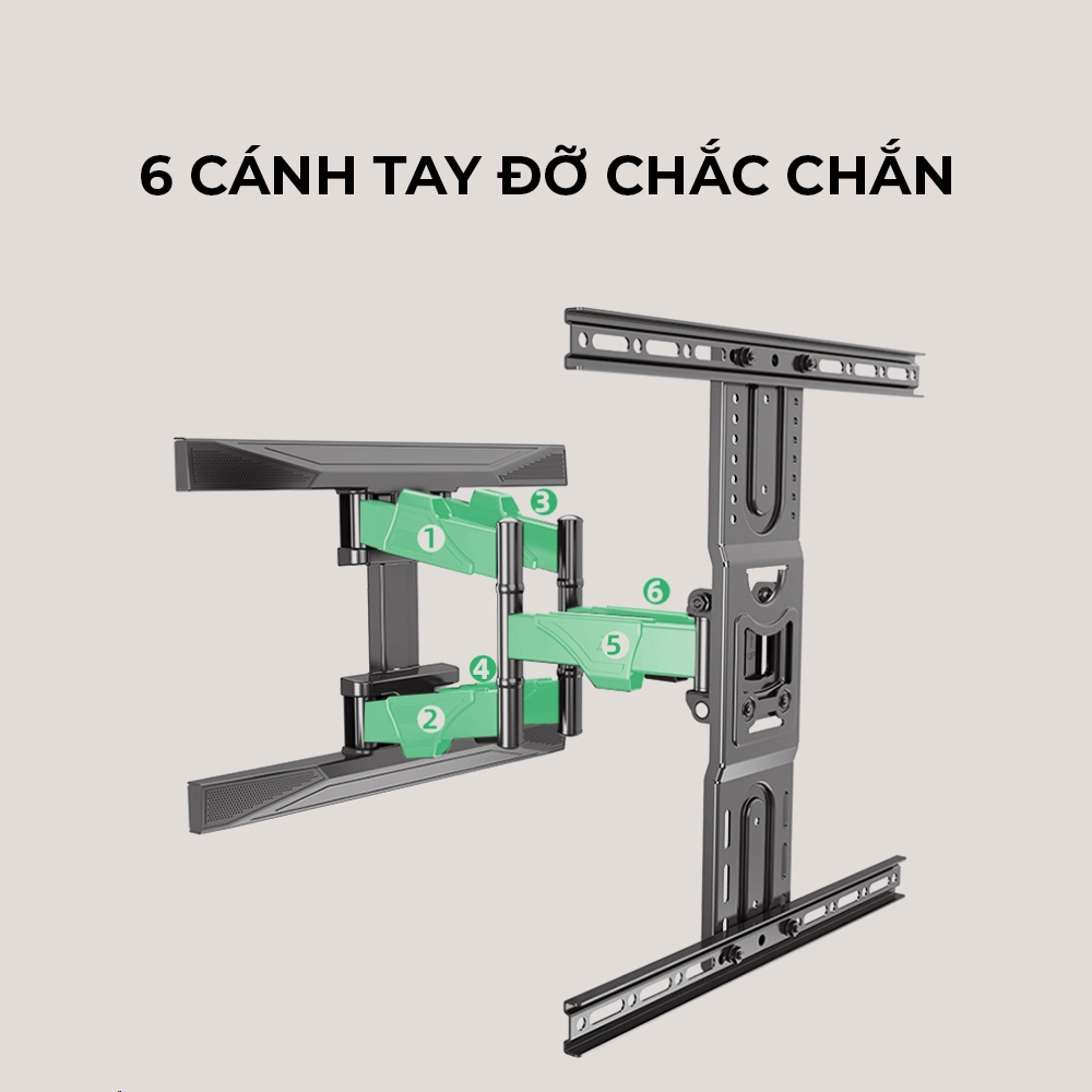 Giá Treo Tivi Xoay NB P6 40" - 80" (nhập khẩu)
