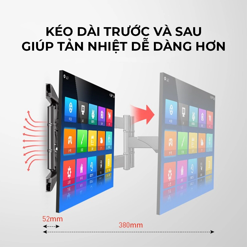 Giá Treo Tivi Xoay NB P6 40" - 80" (nhập khẩu)