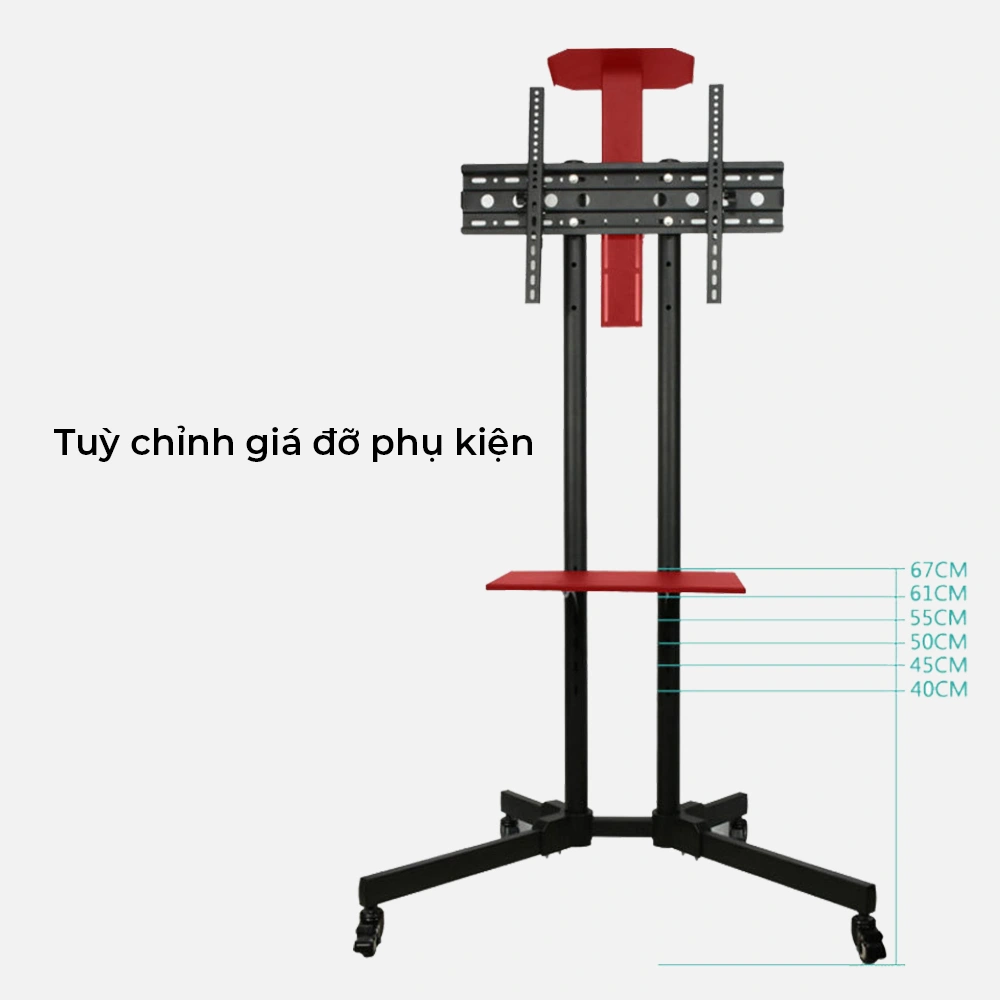 Giá Treo Tivi Di Động P1500 32" - 60" Hàng Nhập Khẩu